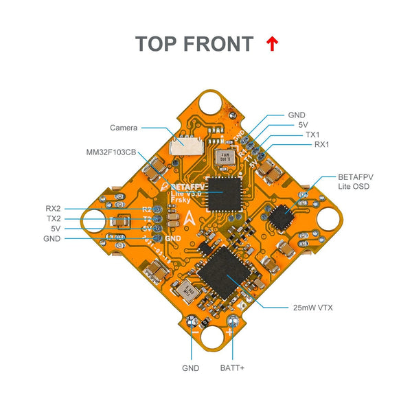 BetaFPV Lite Brushed Flight Controller V3
