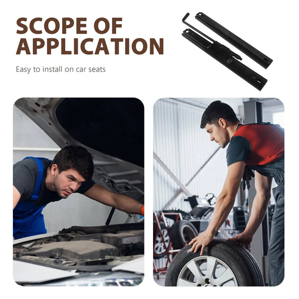 Seat Adjuster Mounting Track Assembly Kit Car Slider Universal Bucket Part Accessory Bracket Rails