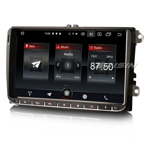 ES2728V 9" DAB+Android 10.0 Car Stereo GPS Radio SatNav OPS For VW T5 Sharan Touran Amarok Bora EOS Passat Golf 5 6 Touran Polo Seat