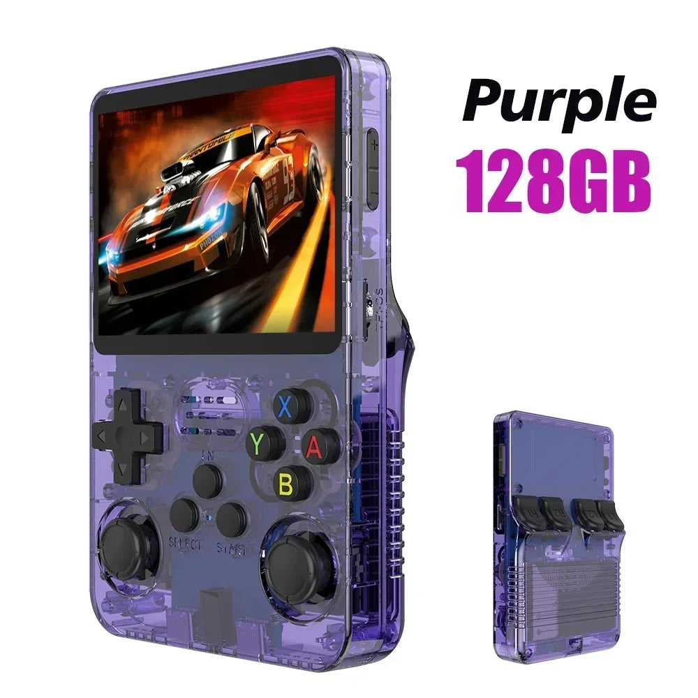 128GB R36S Retro Handheld Video Game Console Linux System 3.5 Inch IPS Screen Portable Pocket Video Player 64GB Games Boy Gift