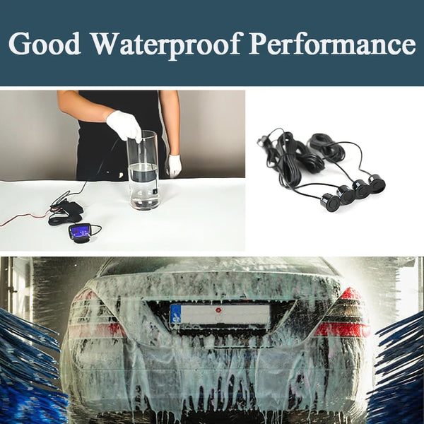 4PCS 22mm Ultrasonic Parking Sensors Reverse Backup Radar System Choose From Red, Black, White, Silver, Gray, Gold, and More!