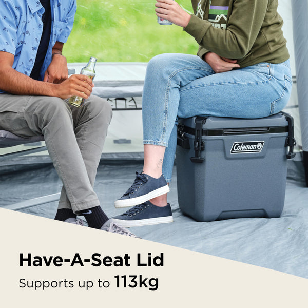 Coleman Convoy Heavy-Duty Insulated Hard Cooler with handles| large capacity| Keeps Ice for up to 5 Days| Full foam insulation| Large Durable Portable Cool Ice Box for Rugged Outdoor Use & Jobsites