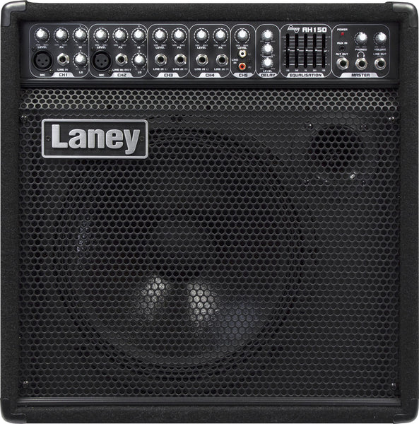 Laney AUDIOHUB Series AH80 - Multi-Input Combo Amp - 80W - 10 inch Woofer plus Horn, Black