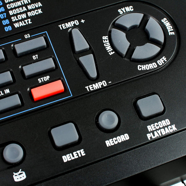 RockJam 88 Key Digital Piano with Full Size Semi-Weighted Keys, Power Supply, Sheet Music Stand, Piano Note Stickers & Simply Piano Lessons