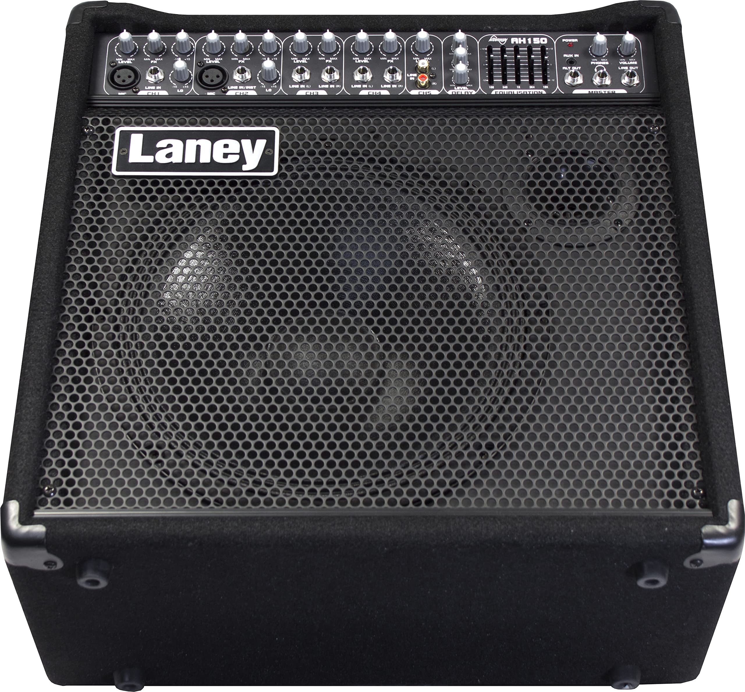 Laney AUDIOHUB Series AH80 - Multi-Input Combo Amp - 80W - 10 inch Woofer plus Horn, Black
