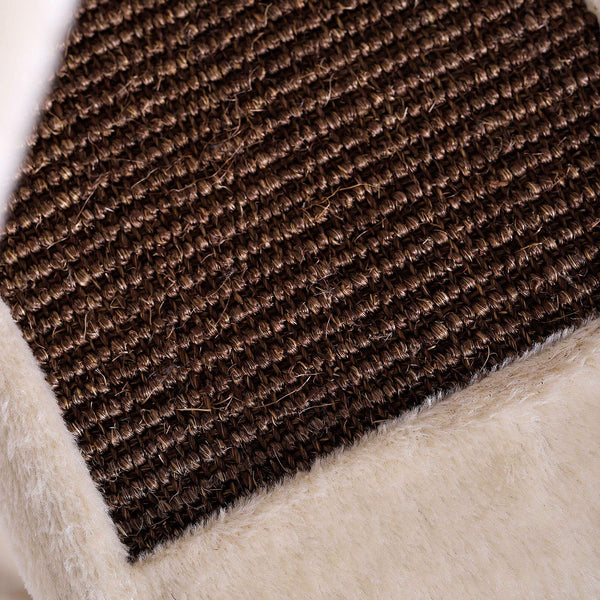 dibea Cat Scratcher Cat Tree Activity Centre Scratching Post 100 cm two coloured (beige/brown)