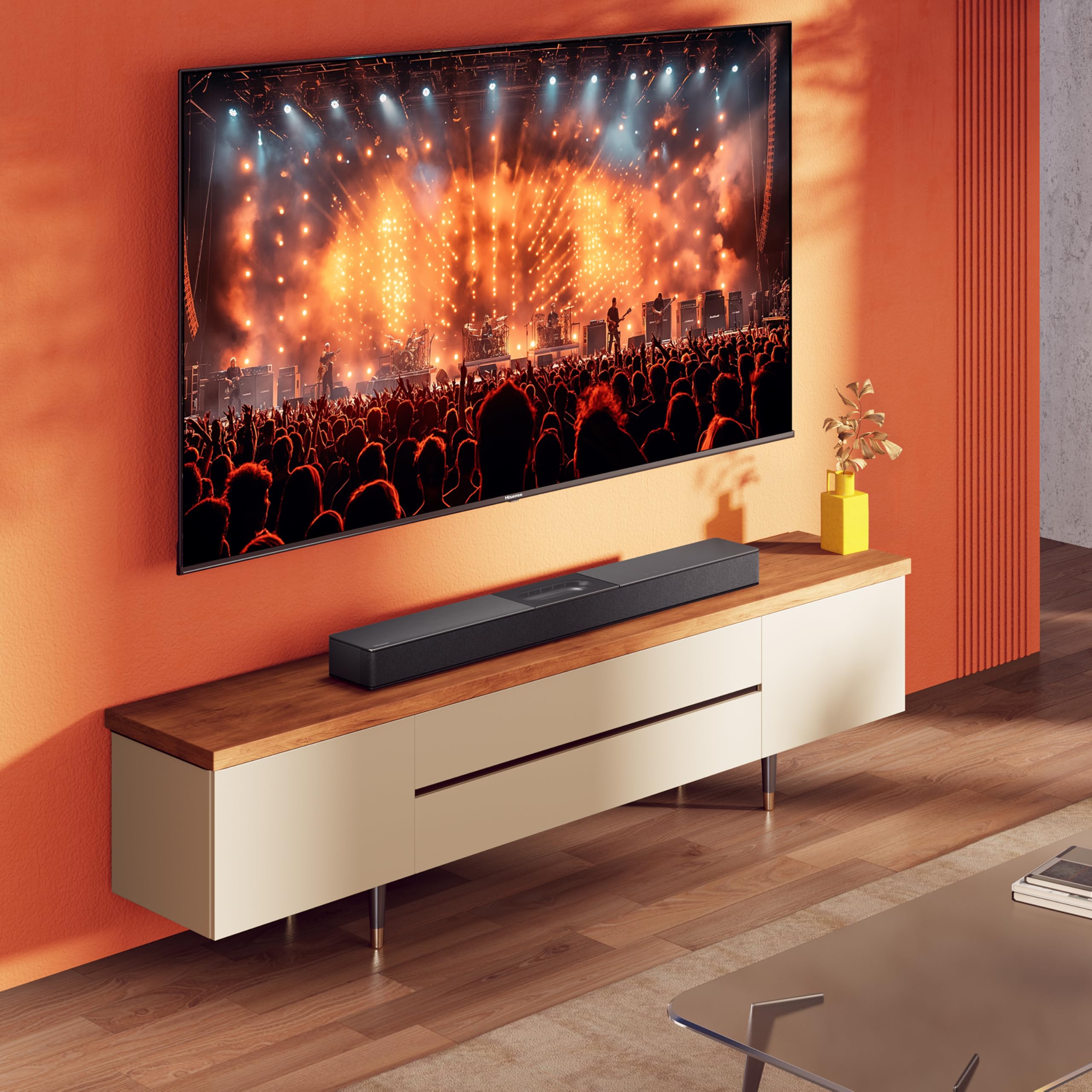 Hisense 40" 40E4QTUK FHD LED TV with Freely - Direct Lit LED, Dolby Audio, Natural Colour Enhancer, Games Mode, Sports Mode with Freely, Disney +, YouTube, Netflix