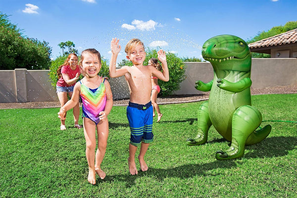 Bestway Dinomite Dinosaur water sprinkler, Kids Inflatable Garden Water Toys