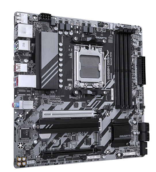 GIGABYTE B850 AORUS ELITE WIFI7 Motherboard - AMD Ryzen 9000 Series CPUs, 14+2+2 Phases Digital VRM, up to 8200MHz DDR5 (OC), 1xPCIe 5.0 + 2xPCIe 4.0 M.2, 2.5 LAN, WIFI 7, USB 3.2 Gen 2x2