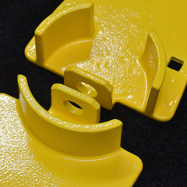 Stoplock Wheel Clamp HG 400-00 - Anti-Theft Lock Device for Small-Wheeled Cars Caravans Trailers With 13" to 15" Wheels , Yellow