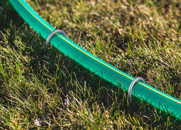 250x Anti-ROST ground anchors - round head | ground pegs | ground anchors of galvanised steel for fixing weed fleece | garden fleece | weed foil |