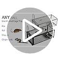 Anyhall 2-Pack Rat Traps Humane Live Mouse Cage Traps (Silver)