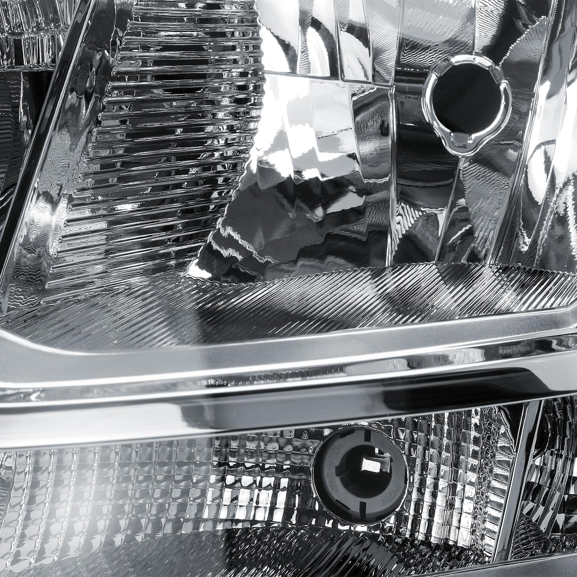 Replacement Passenger Left Side N/S Headlight Head Lamp Chrome Strip Electric Adjustment for Ford Transit MK8 2014-2025