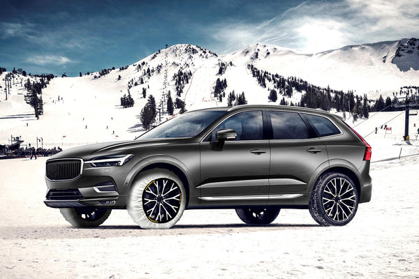 Goodyear Set of 2 x 9 mm Metallic Car Snow Chains Size 110 with Automatic Tensioner