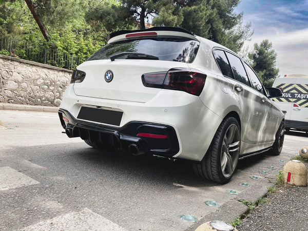 Rear Valance Diffuser compatible with BMW 1 Series F20 / F21 M-Power Facelift 2015-2019