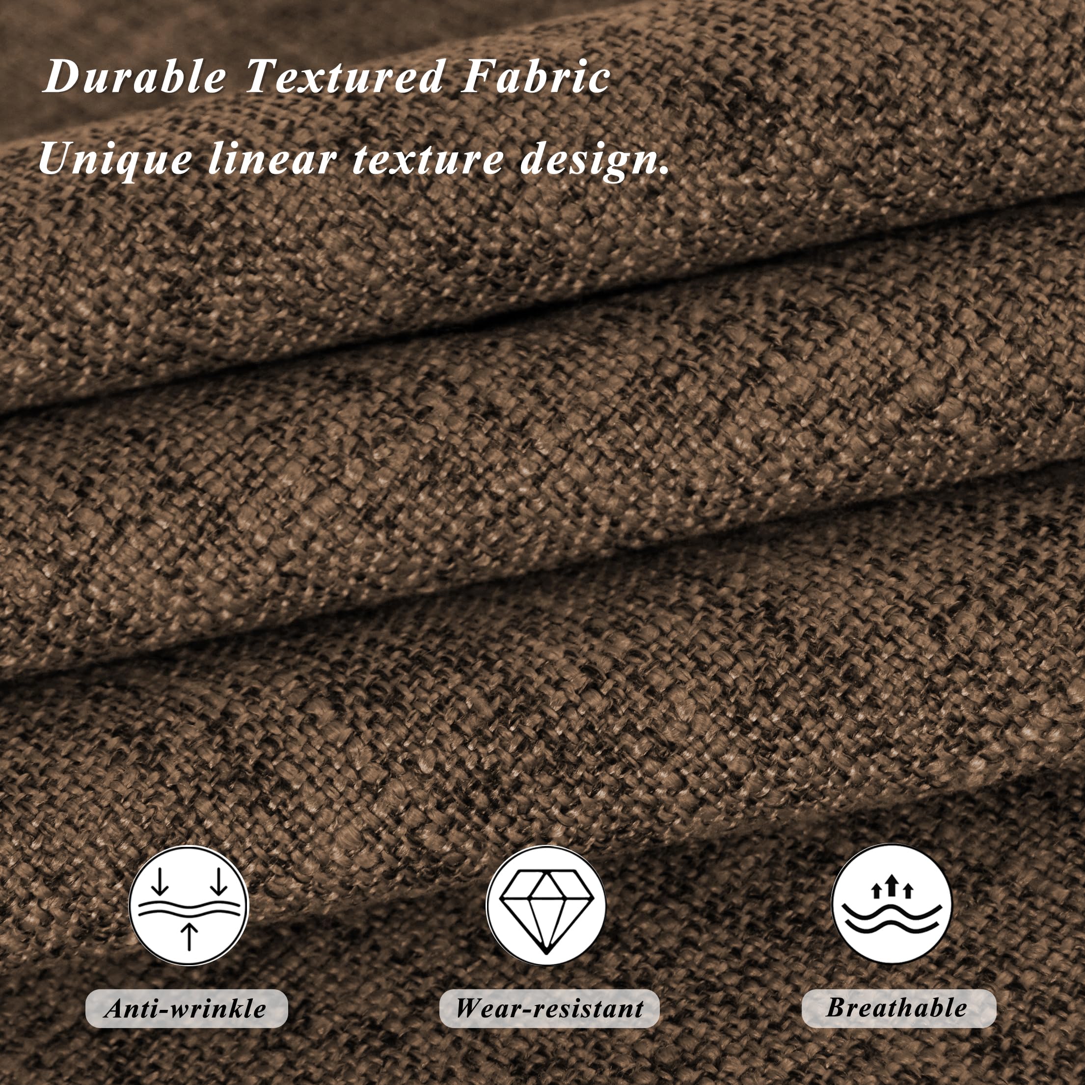 FlyGulls Non Slip Chair Cushions for Dining Chairs Set of 4 Kitchen Chair Cushions 18"x18"x3" Turfted Chair Pads Comfortable and Soft Seat Cushion