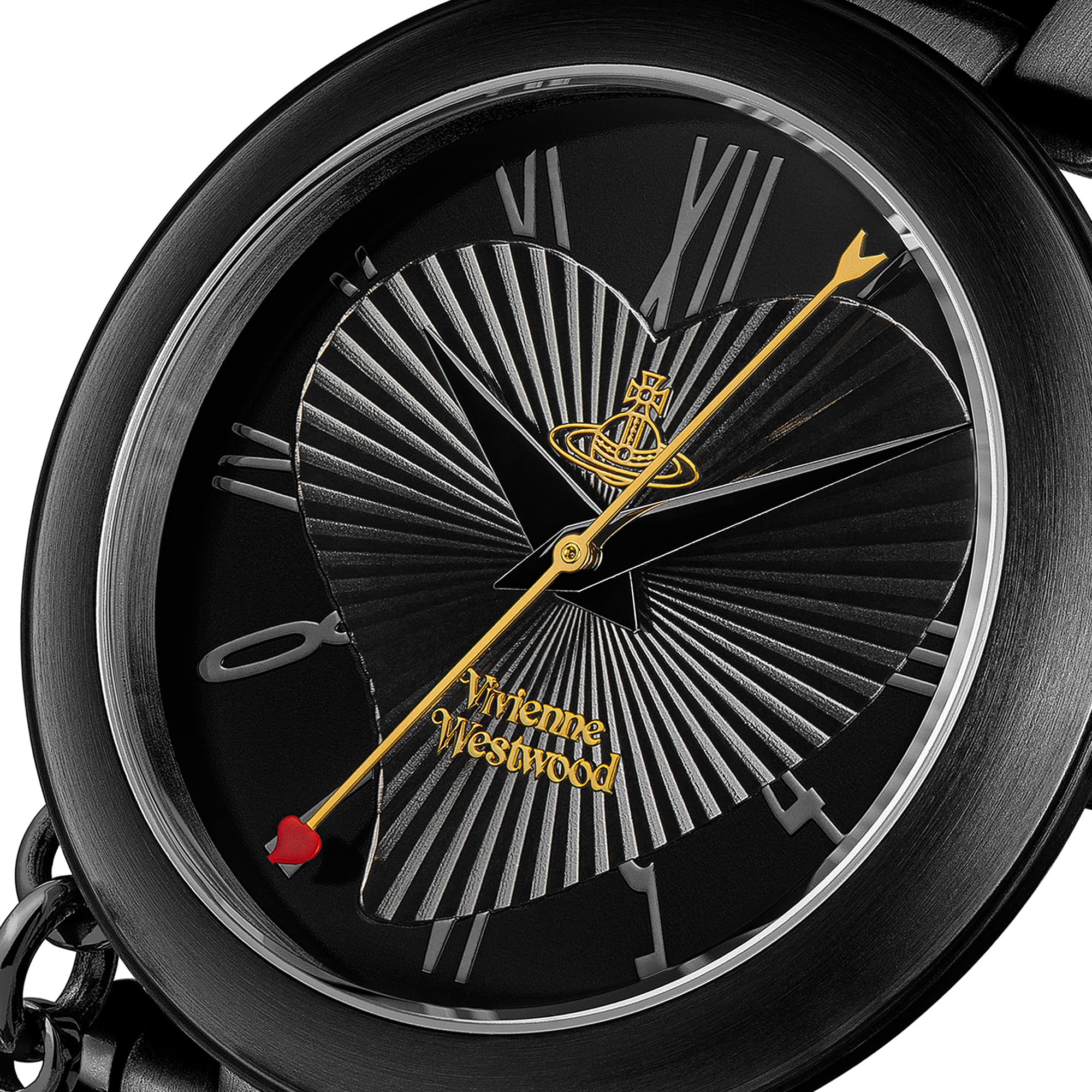 Vivienne Westwood Women's Orb Quartz Watch with Silver Dial Analogue Display and Stainless Steel Bracelet