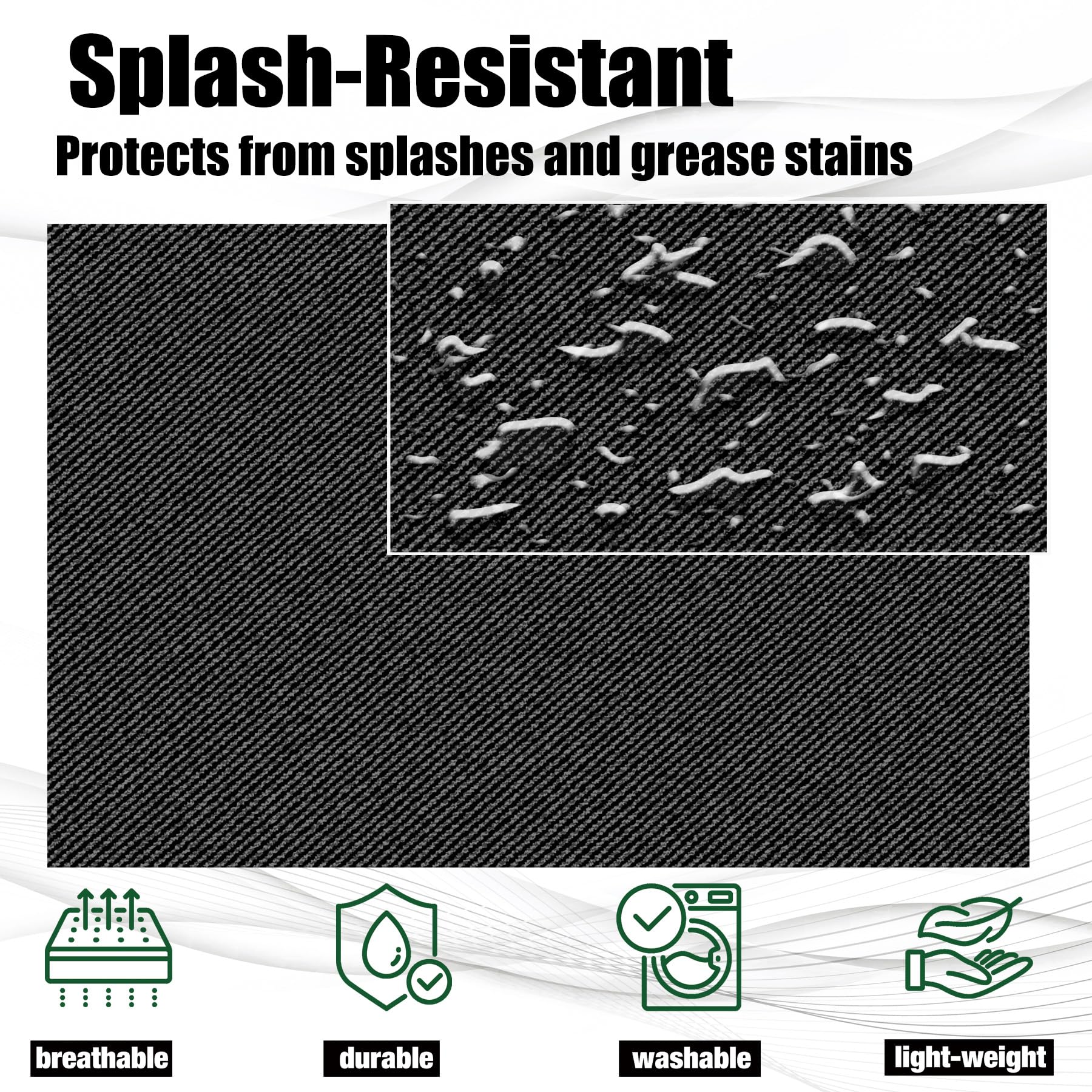 NOBONDO Cooking Apron, 12 Pack Unisex White Aprons with 2 Spacious Pockets, Machine Washable for Kitchen, Crafts, BBQ, Drawing