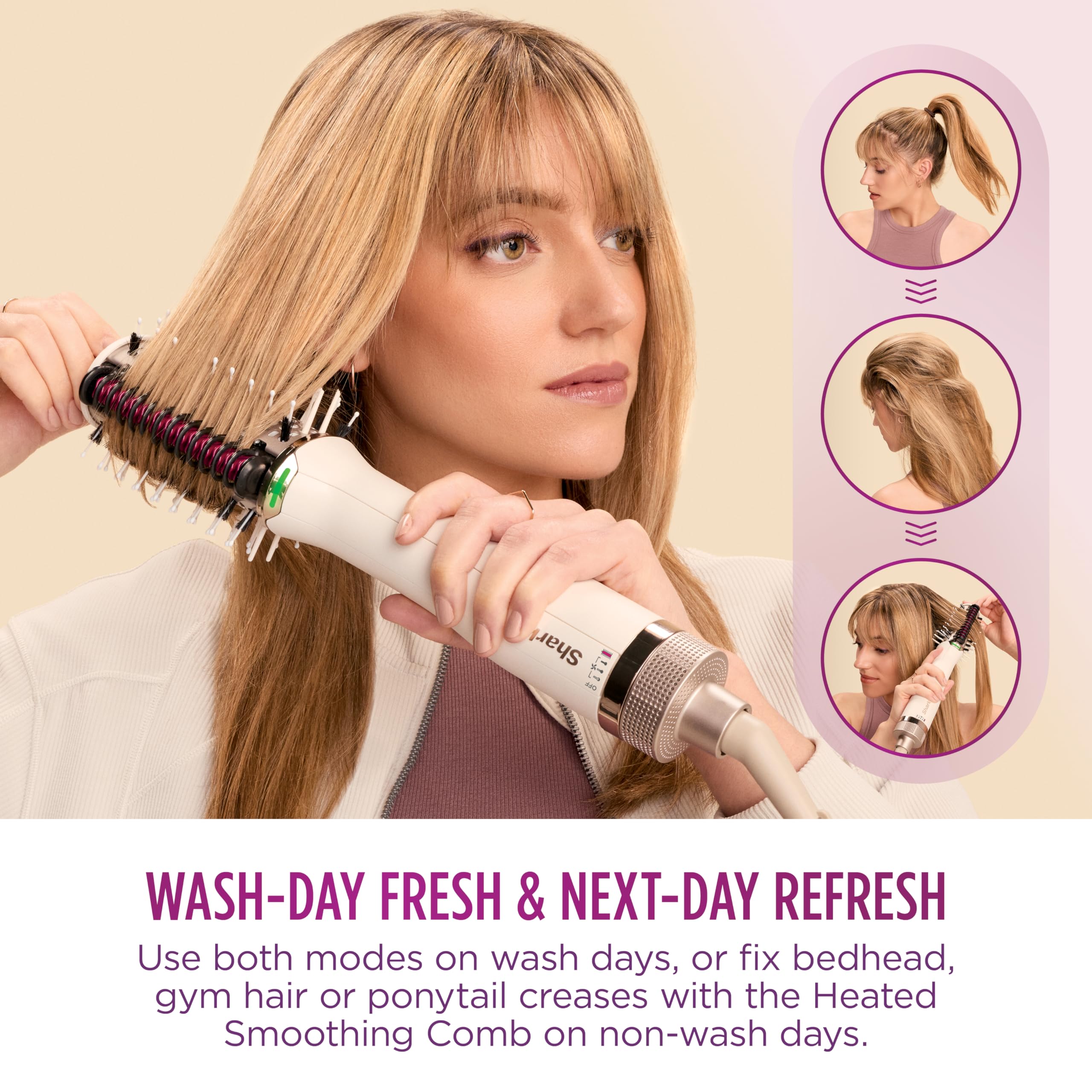 Shark SmoothStyle Heated Brush and Comb