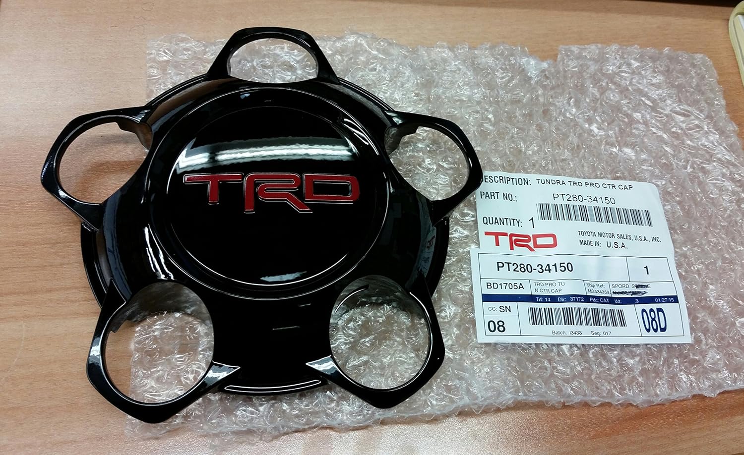 Toyota Genuine PT280-34150 Center Cap