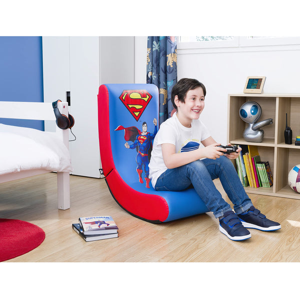 Subsonic Joker - Gaming chair or office chair, adult gamer chair, comfortable seat, integrated headrest, adjustable armrests and height, ergonomic backrest - Black