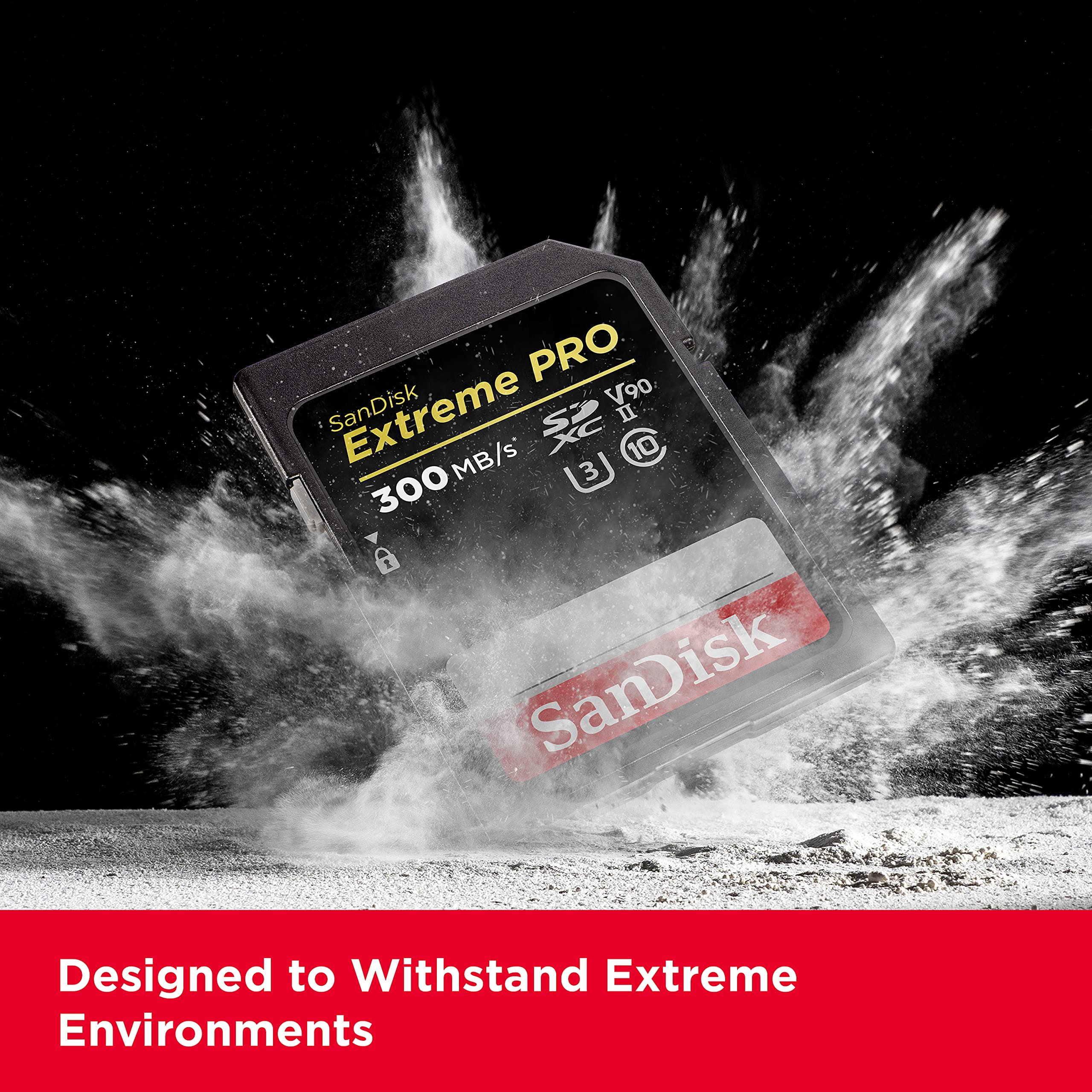SanDisk 128GB Extreme PRO SDXC card, SD Card, V30 Memory Card, 4K UHD, up to 200 MB/s, SanDisk QuickFlow Technology, RescuePro Deluxe Data Recovery Software, UHS-I, Class 10, U3, V30