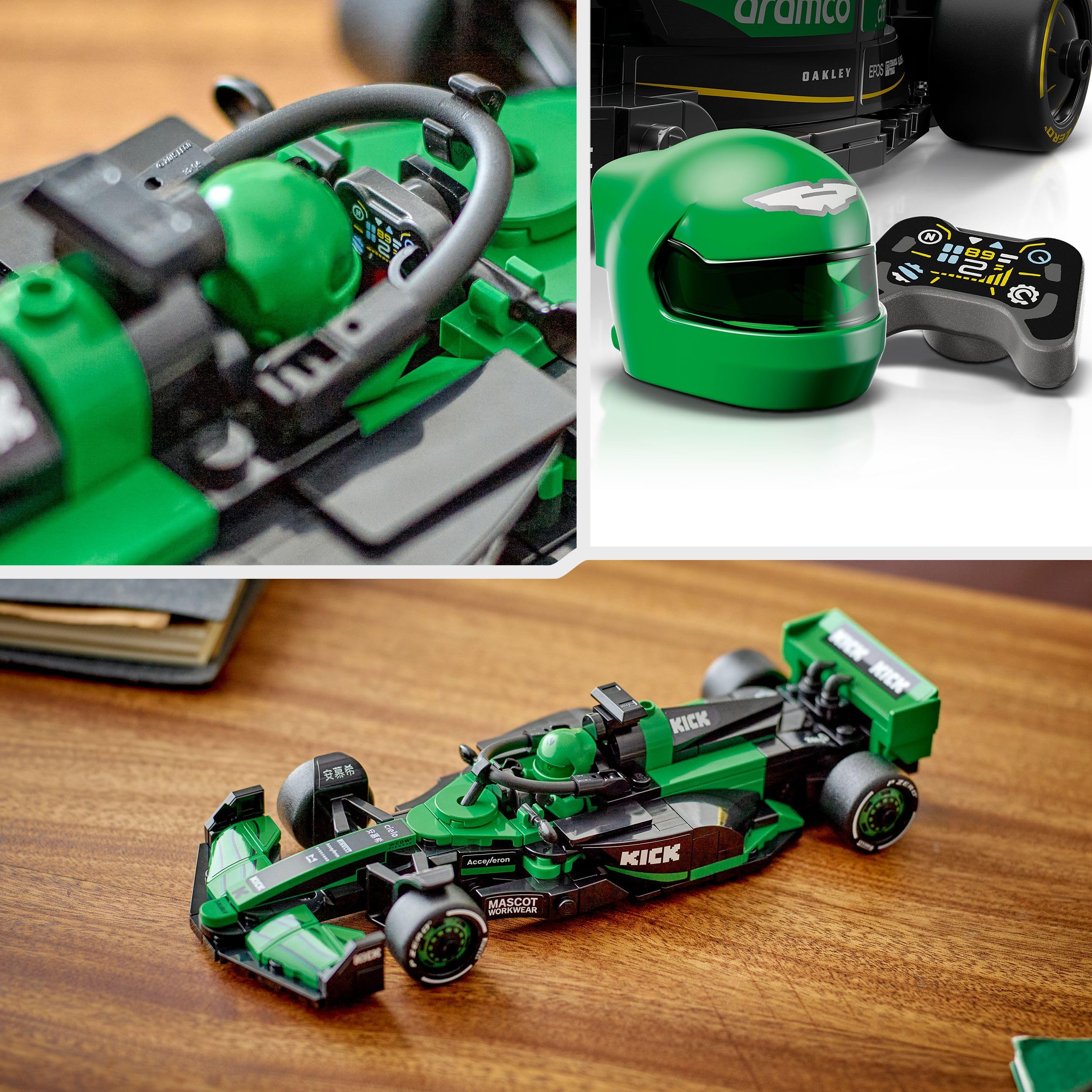 LEGO Speed Champions Oracle Red Bull Racing RB20 F1 Race Car Model with a Collectible Formula 1 Driver Minifigure - Display Set for Adult Motorsport & Racing Fans 77243