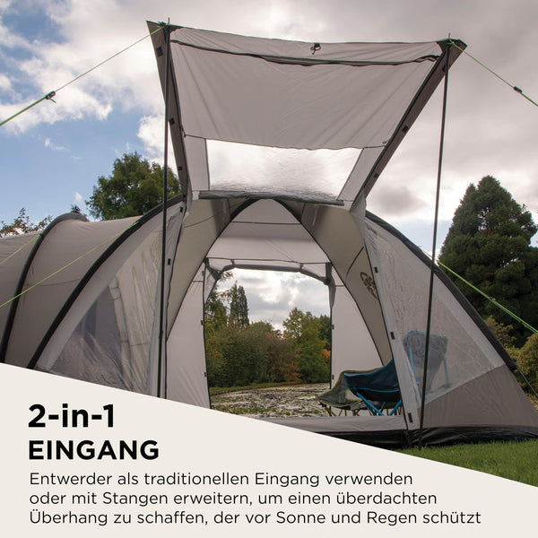 Coleman Waterfall 5 Family Tent | 5 Man Dome-Tunnel Hybrid Tent with Separate Living And Sleeping Area | Easy To Pitch | 5 Person Camping Tent | 3000mm Waterproof | with Sewn-in Groundsheet