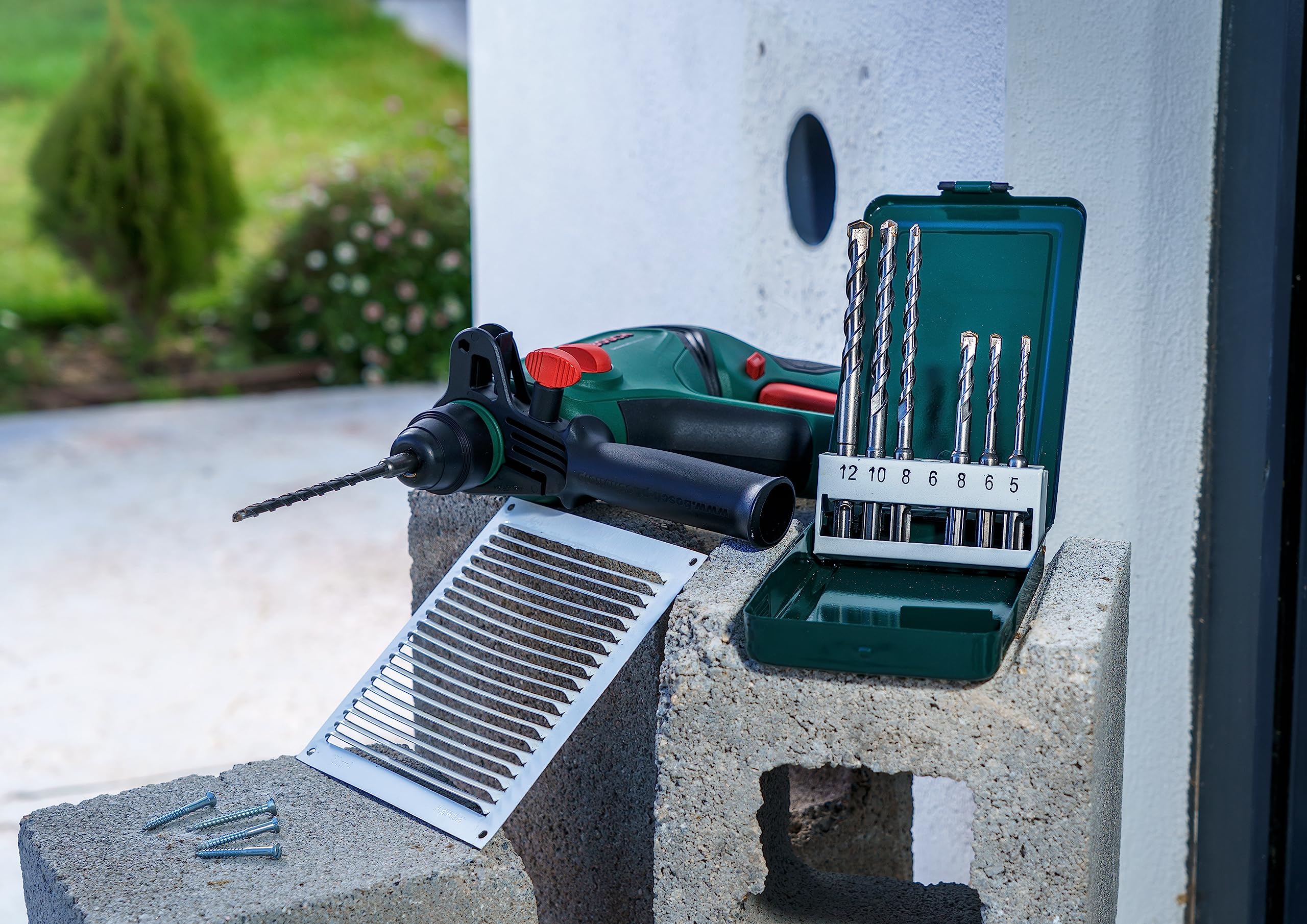 Bosch 2609255543 SDS-Plus Hammer Drill Bit Set (7 Pieces)