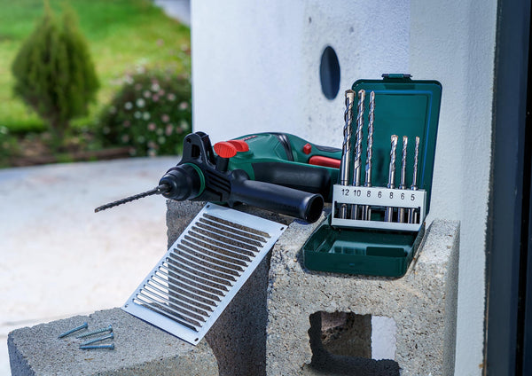 Bosch 2609255543 SDS-Plus Hammer Drill Bit Set (7 Pieces)