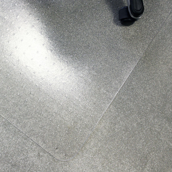 Marvelux 90 x 120cm (36" x 47") Heavy Duty Premium Polycarbonate Rectangular Office Chair Mat for Low, Standard and Medium Pile Carpets, Transparent