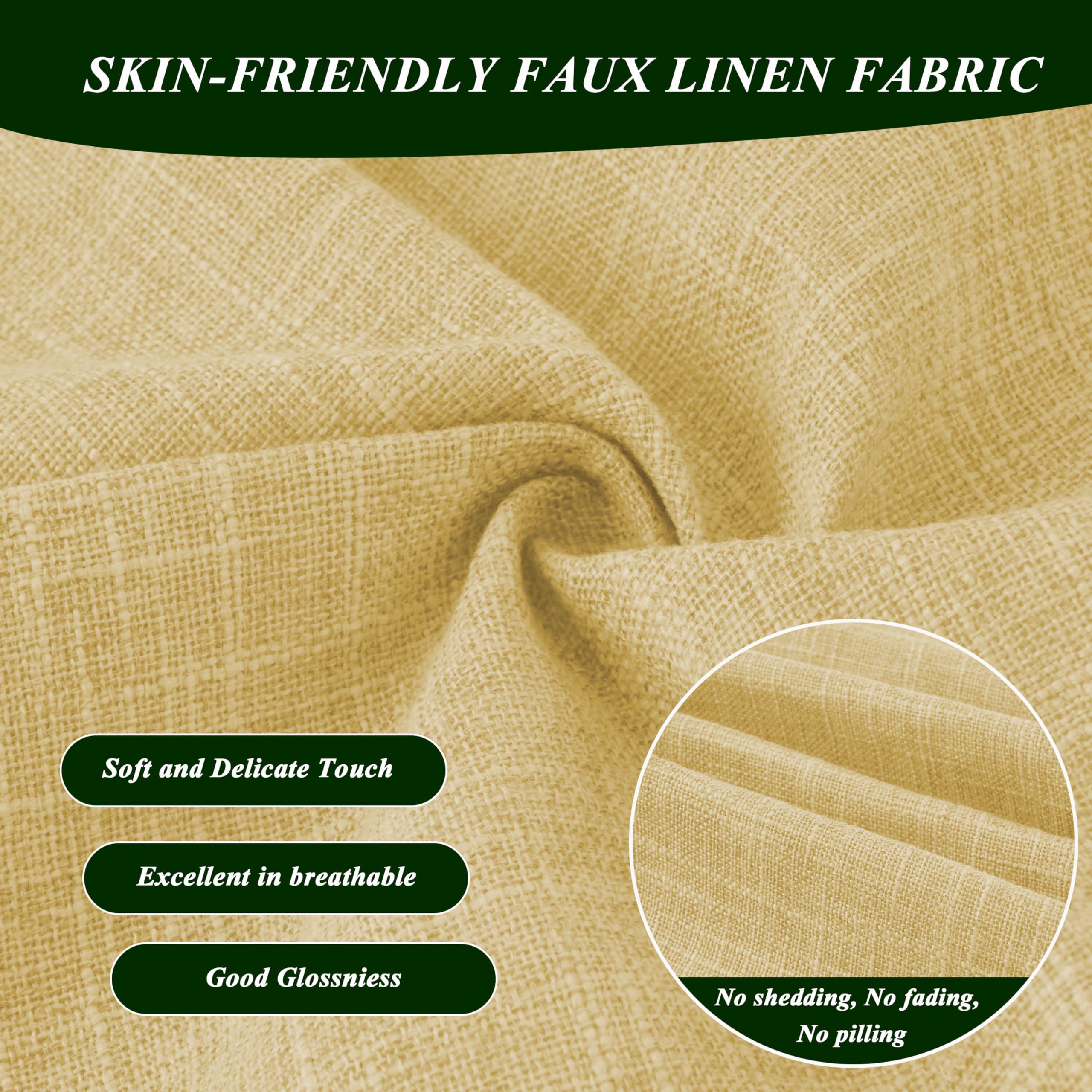 FlyGulls Non Slip Chair Cushions for Dining Chairs Set of 4 Kitchen Chair Cushions 18"x18"x3" Turfted Chair Pads Comfortable and Soft Seat Cushion