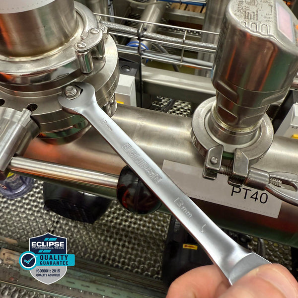 Eclipse Professional Tools ERWFIX7PS 7 Piece Fixed Head Combination Ratchet Wrench Set