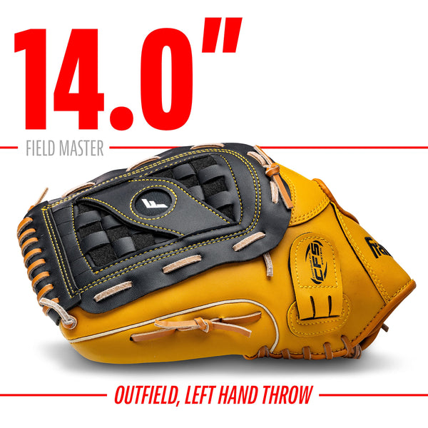 Franklin Sports Baseball and Softball Glove - Field Master - Baseball and Softball Mitt