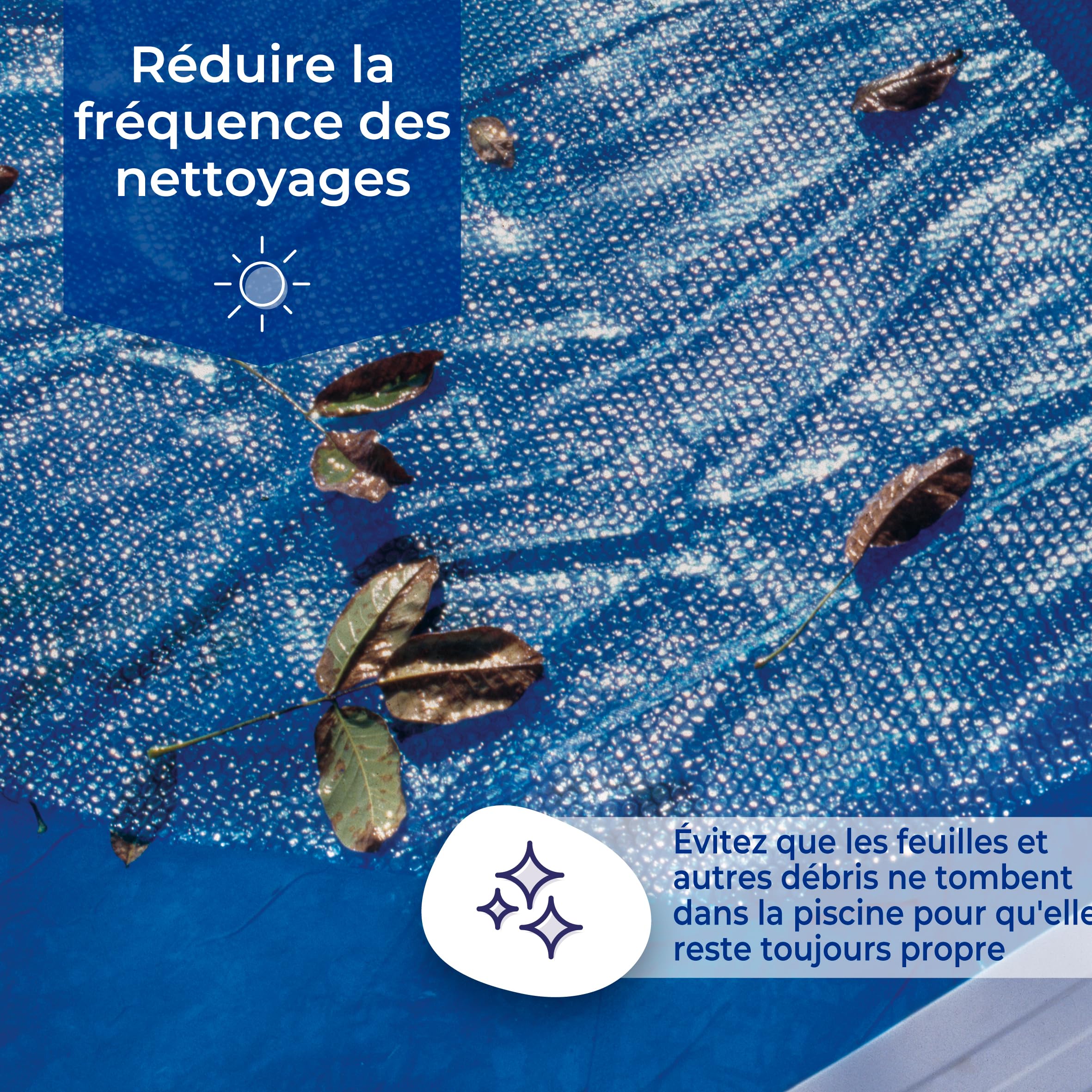 Gre CPROV Insulated Cover for Swimming Pools, Oval 500 x 300 cm blue