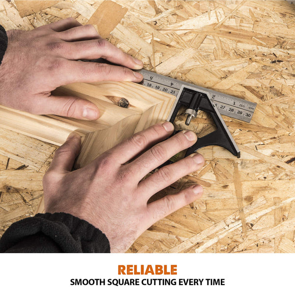 Evolution Power Tools R210SMS+ Sliding Mitre Saw With Multi-Material Cutting, Cuts Wood, Metal, Plastic & More, 45° Bevel, 50° Mitre, 230mm Slide, 1500 W (230 V)