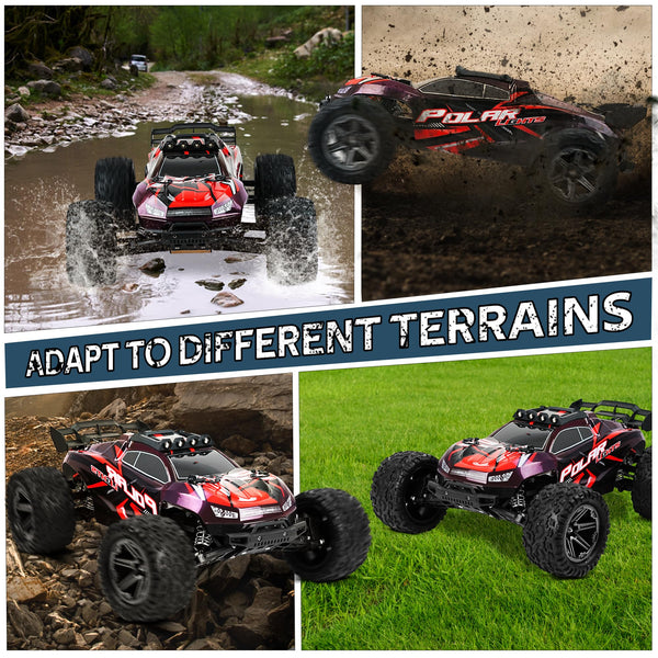 JOYTREKY Remote Control Cars 1:18 Scale High Speed RC Car 40KM/H 4WD Off-Road RC Cars For Adults 2.4GHz Gift for Boys Adults 2 Batteries Included