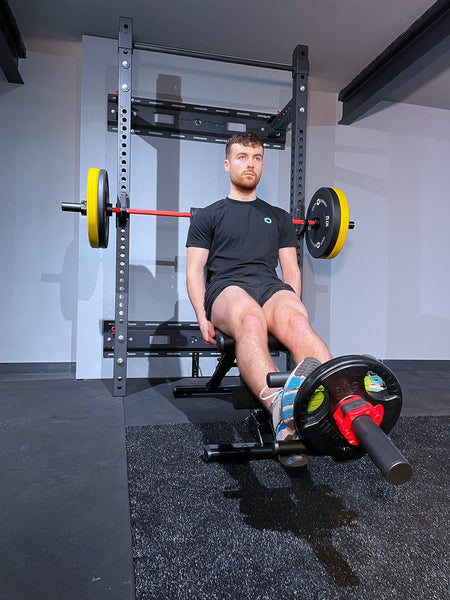 RPM Power Tib Bar - Tibialis Anterior Exercise Trainer, Lower Leg Strengthener, Shin Splints Training, Ankle Weight Calf Machine with Free Collar