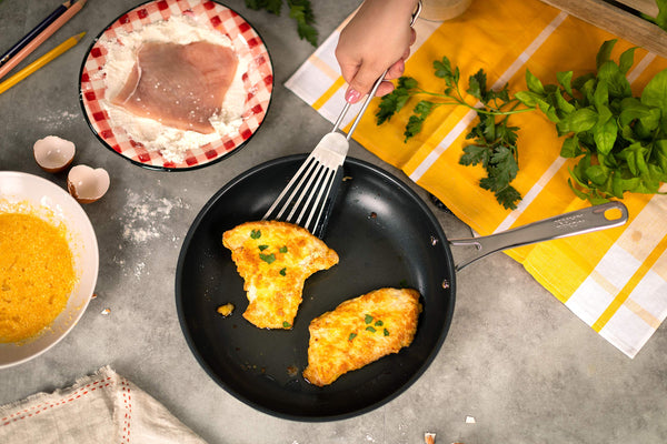 KUHN RIKON Allround Oven-Safe Induction Non-Stick Frying Pan, 20 cm, Stainless Steel, Silver