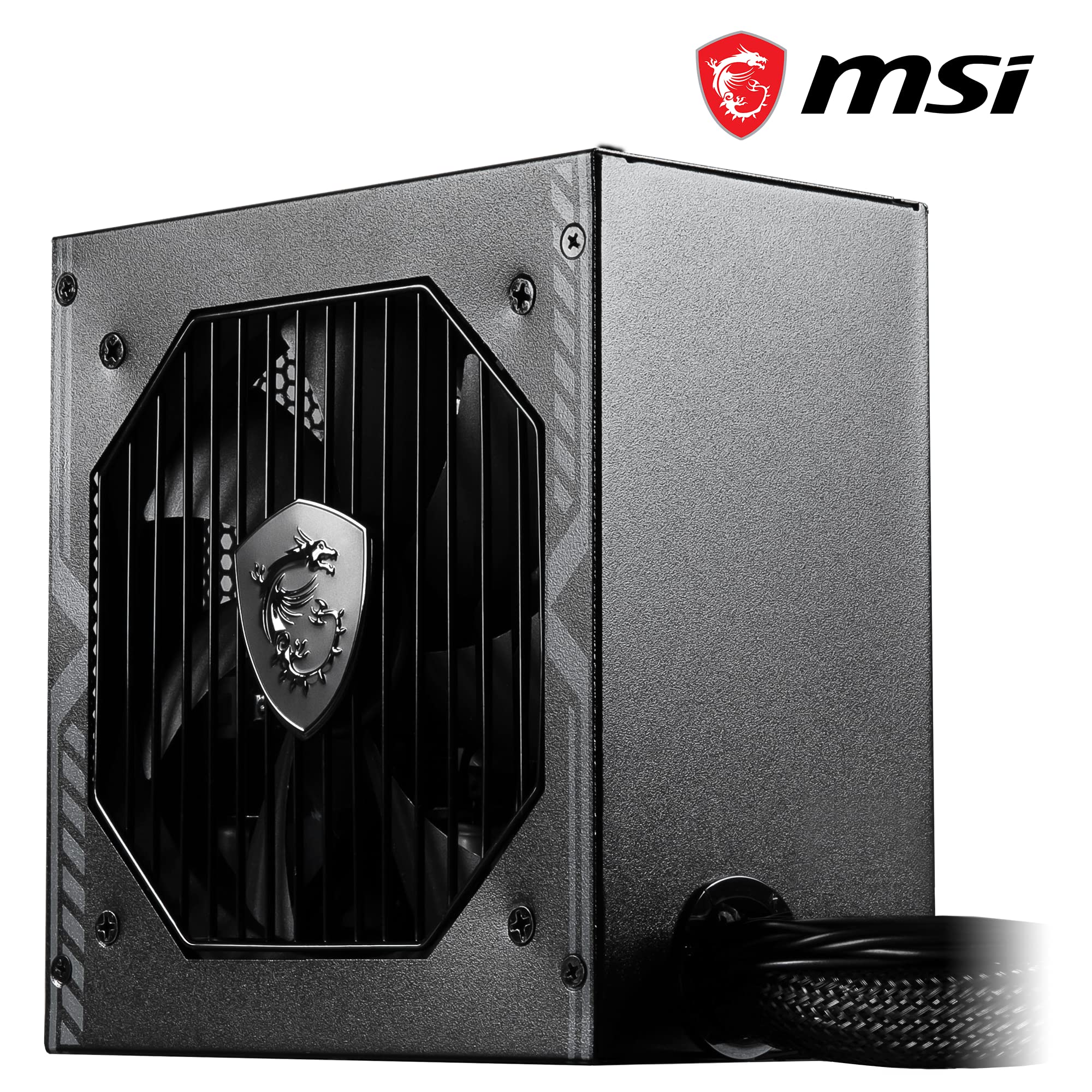 MSI MPG A1000G PCIE5 Power Supply Unit, UK Plug - 1000W, 80 Plus Gold Certified, Fully Modular ATX 3.0, PCIe 5.0 GPU Support, Japanese 105°C Capacitors, 0% RPM Mode, Flat Cables - 10 Year Warranty