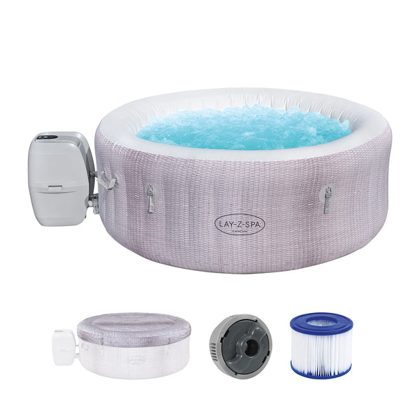 Lay-Z-Spa Boracay Smart Signature AirJetInflatable Hot Tub with App-Control 2-4 person