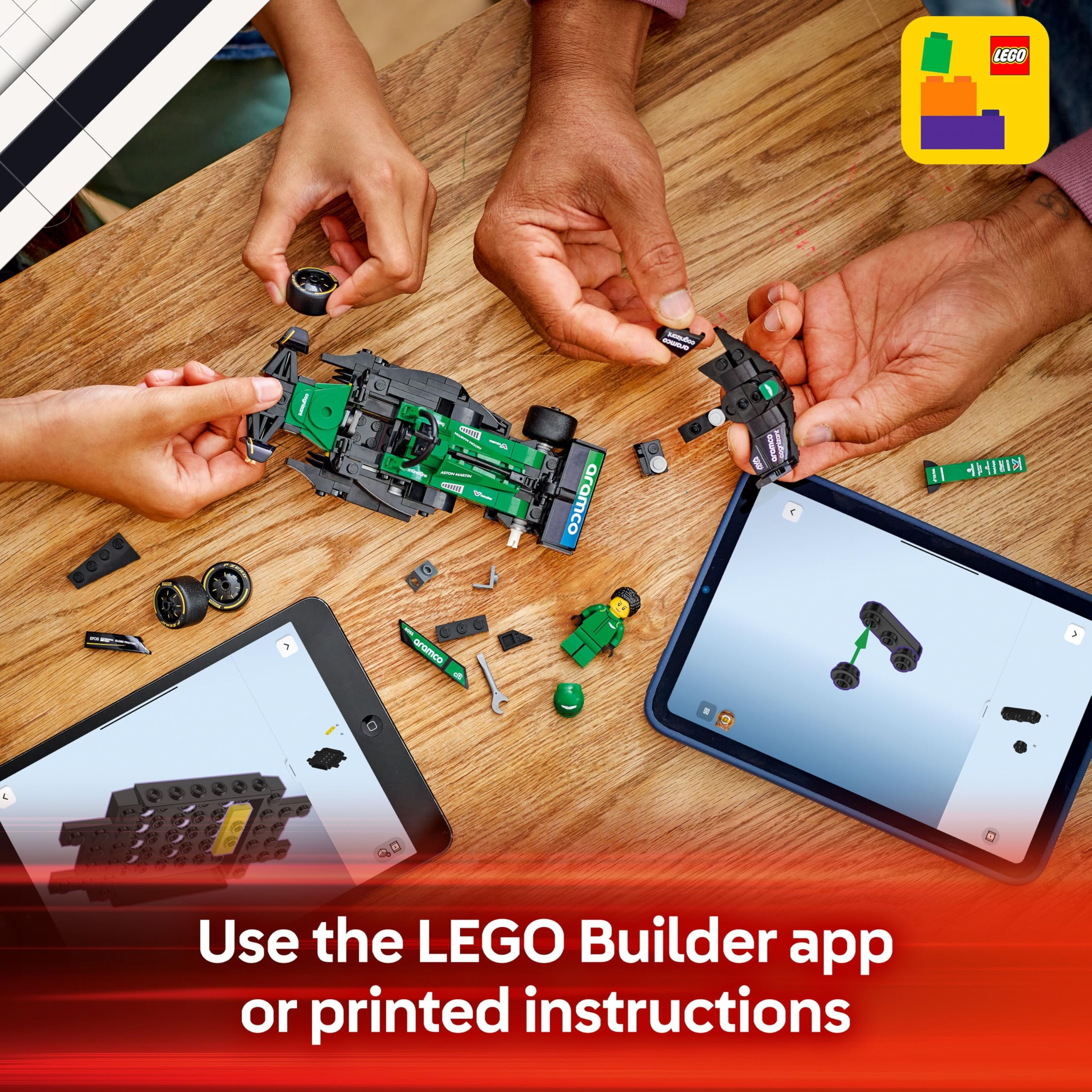 LEGO Speed Champions McLaren F1 Team MCL38 Race Car Toy with a Collectible Formula 1 Driver Minifigure - Model Kits for 10+ Year Old Boys & Girls or Adult Motorsport Fans 77251