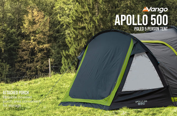 Vango Apollo 500 Dome Zelt – 5 Man Zelt [Amazon Exclusive]
