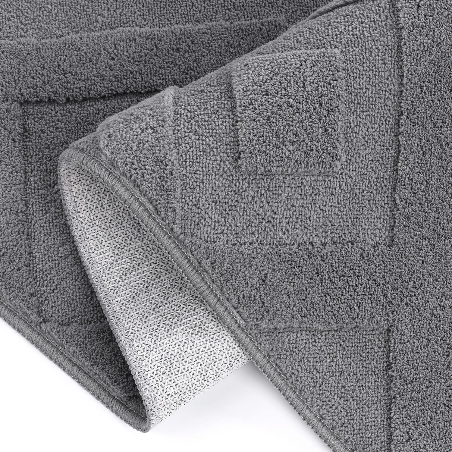 SHACOS Washable Rug Living Room 140 x 200 cm Large Rug Modern Grey Area Rug for Living Room, Bedroom, Non-Slip Rug, Ultra Soft Floor Carpet, Geometric