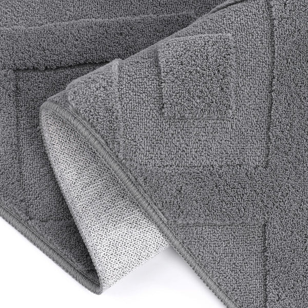 SHACOS Washable Rug Living Room 140 x 200 cm Large Rug Modern Grey Area Rug for Living Room, Bedroom, Non-Slip Rug, Ultra Soft Floor Carpet, Geometric