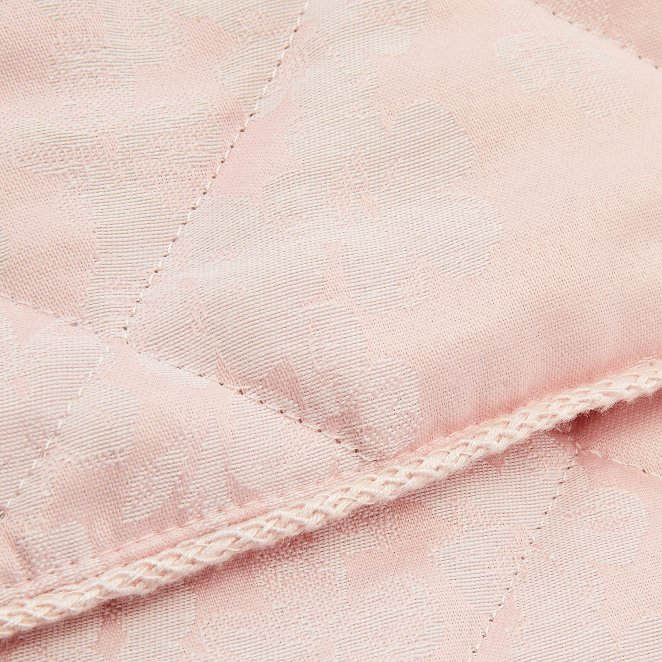 Dreams & Drapes Serene Blossom-Jacquard Bedspread, Blush Pink,240x220cm