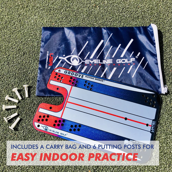 EyeLine Golf Putting Mirror Training Aid ? Perfect for Alignment and Stroke Improvement Drills ? Indoor and Outdoor Practice, Used by Tour Pros