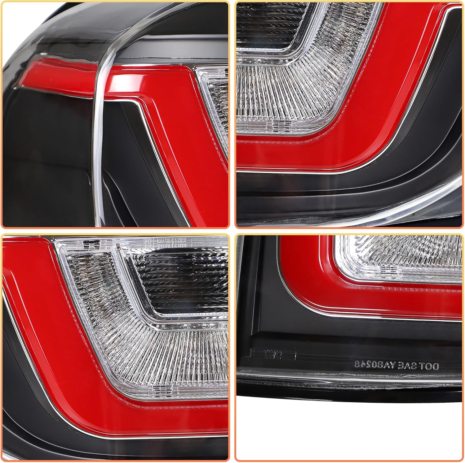 VLAND Rear Lights Compatible wth FJ Cruiser 2007-2023, Driver & Passenger Side
