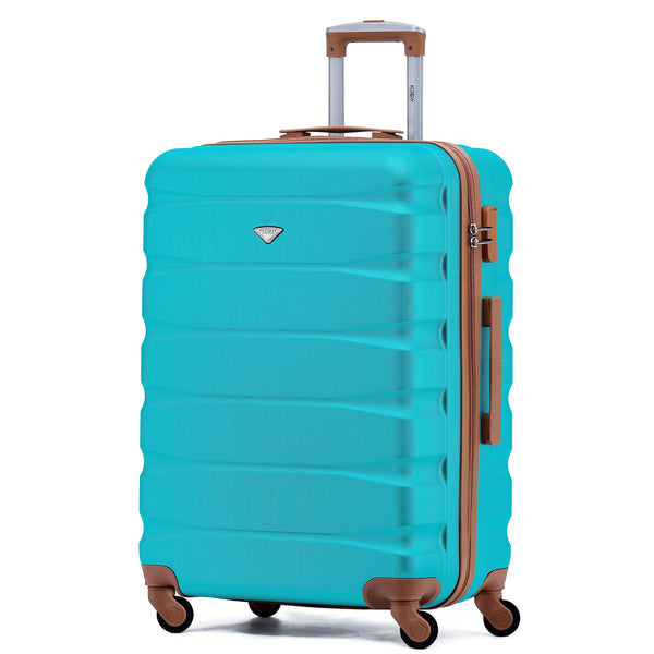 Flight Knight Set of 3 Lightweight 4 Wheel ABS Hard Case Suitcases Cabin & Hold Luggage Options Approved for Over 100 Airlines Including easyJet, British Airways, Ryanair, Jet2 & Many More