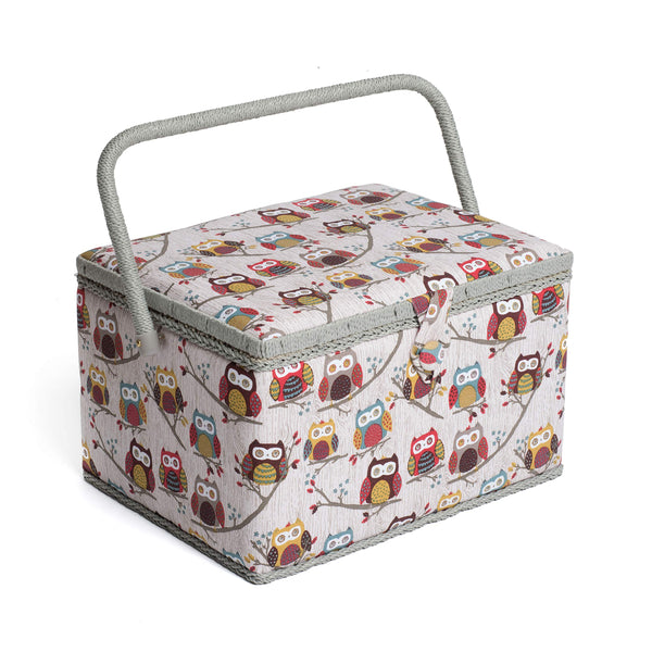 HobbyGift MRL 95 Sewing Box: Large, Assorted, 23.5 x 31 x 20cm, Hoot